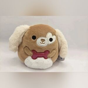 Delroy the Dog 4.5" Valentines Day Squishmallow BNWT HTF New With Tags Plush